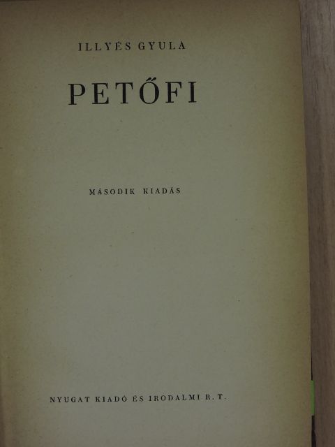 Illyés Gyula - Petőfi [antikvár]