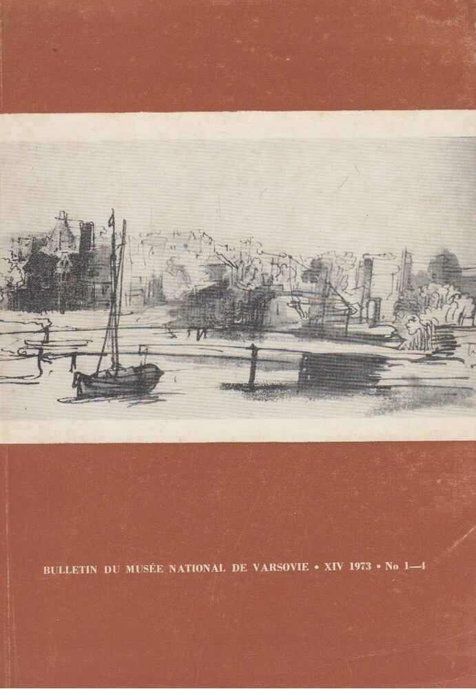 Jan Bialostocki - Bulletin du Musée National de Varsovie XIV 1973 No. 1-4 [antikvár]