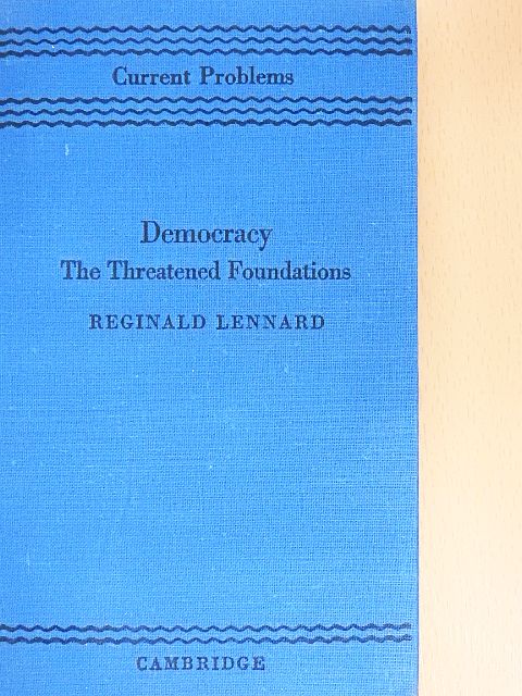 Reginald Lennard - Democracy [antikvár]