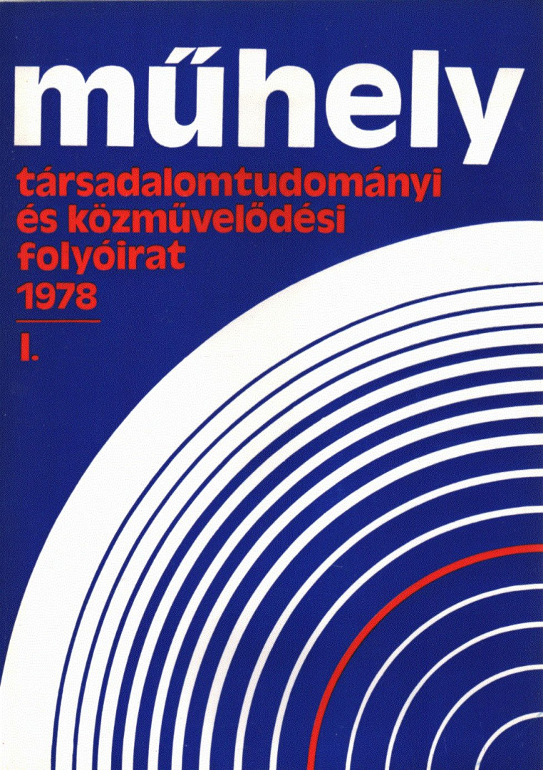 Gecsényi Lajos - Műhely 1978/1. [antikvár]