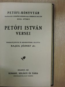 Kacziány Géza - Petőfi István versei/Petőfiről és mestereiről [antikvár]