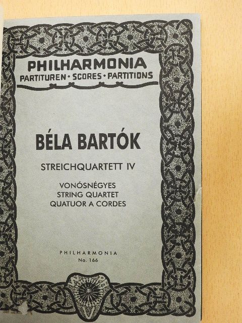 Bartók Béla - Streichquartett IV-V. [antikvár]