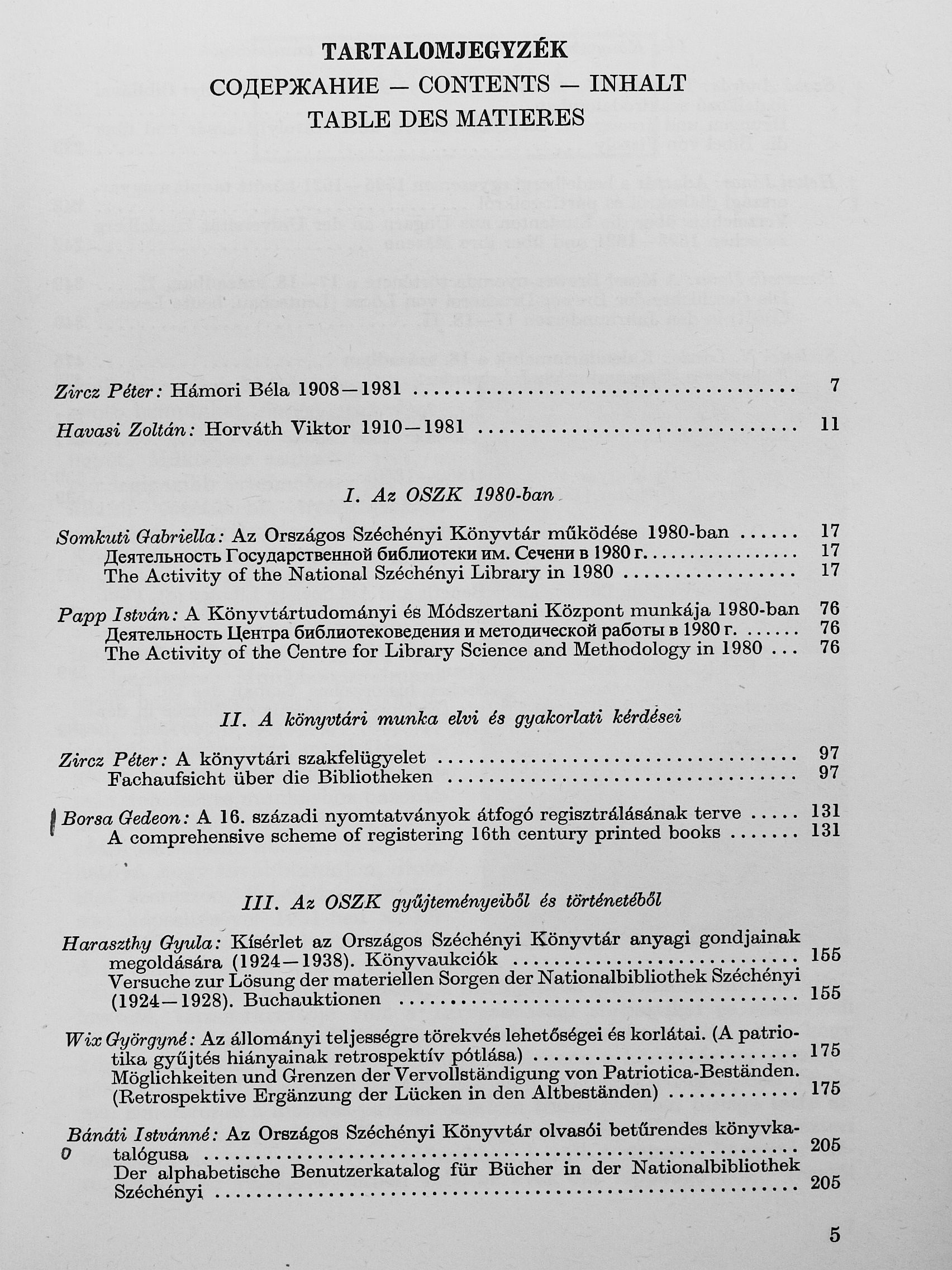 Bánáti Istvánné - Az Országos Széchényi Könyvtár Évkönyve 1980 [antikvár]