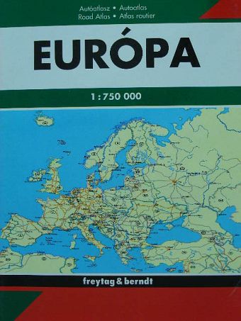Európa autóatlasz [antikvár]