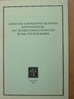 A Magyar Tudományos Akadémia könyvtárának 1987. évi beszámoló jelentése és 1988. évi programja [antikvár]