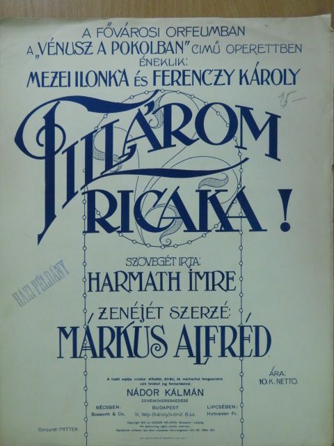 Harmath Imre - Tillárom ricaka [antikvár]