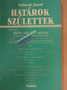 Gyönyör József - Határok születtek [antikvár]