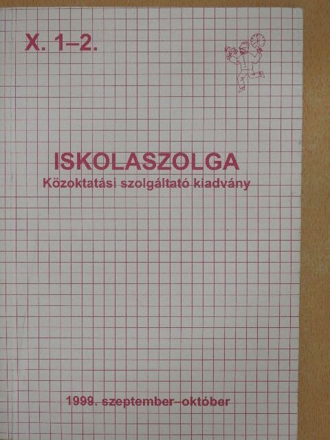 Iskolaszolga 1999. szeptember-október [antikvár]