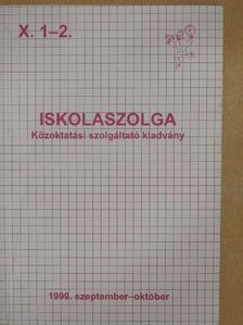Iskolaszolga 1999. szeptember-október [antikvár]