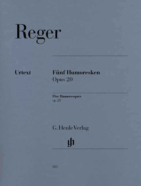 REGER - FÜNF HUMORESKEN OP.20 FÜR KLAVIER URTEXT (EGON VOSS/HELMUT BRAUSS)