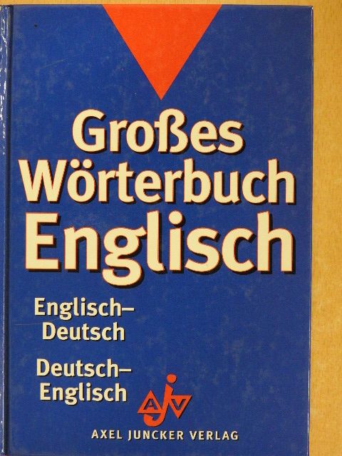 Großes Wörterbuch Englisch [antikvár]