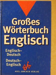 Großes Wörterbuch Englisch [antikvár]
