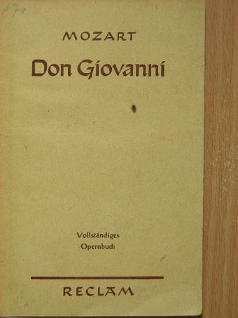 Mozart - Don Giovanni [antikvár]