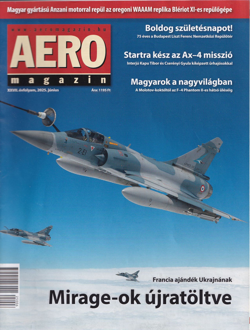 Sajtos Zoltán - Aero magazin 2025. június [antikvár]