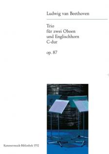 BEETHOVEN - TRIO FÜR ZWEI OBOEN UND ENGLISCHHORN C-DUR OP.87, STIMMEN