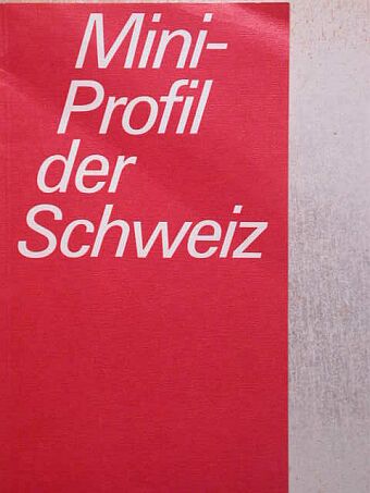 Hans Tschäni - Mini-Profil der Schweiz [antikvár]