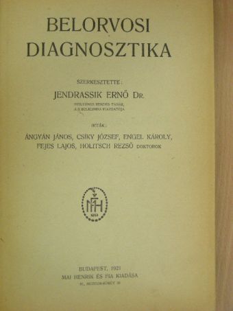 Ángyán János - Belorvosi diagnosztika [antikvár]