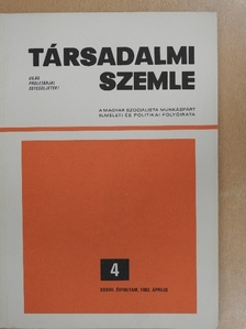 Farkas János - Társadalmi Szemle 1982. április [antikvár]