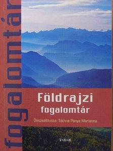 Földrajzi fogalomtár [antikvár]