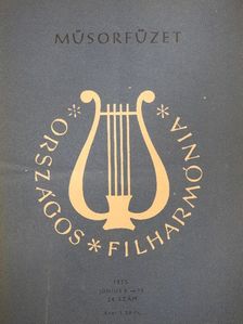 Juhász Előd - Országos Filharmónia Műsorfüzet 1975/24. [antikvár]