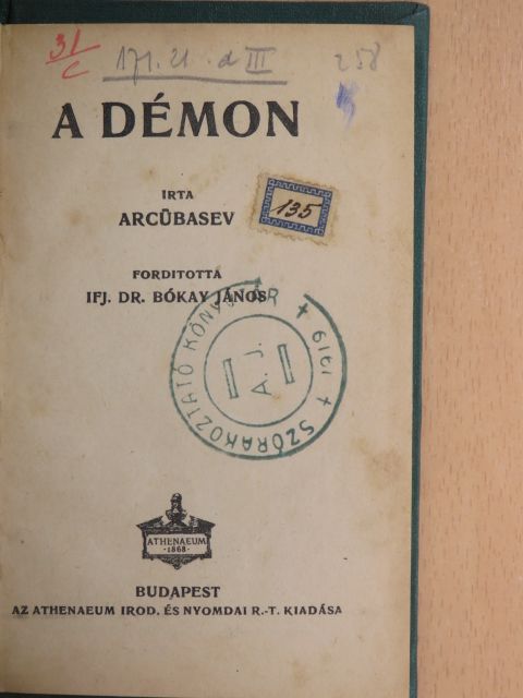 Arcübasev - A démon [antikvár]