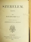 Kölcsey Ferencz - Szerelem/Kölcsey Ferencz versei [antikvár]