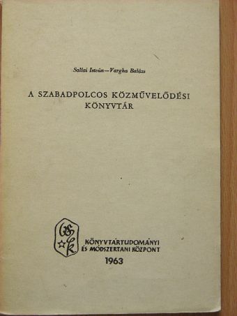 Sallai István - A szabadpolcos közművelődési könyvtár [antikvár]