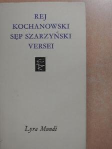 Jan Kochanowski - Mikolaj Rej/Jan Kochanowski/Mikolaj Sep Szarzynski versei  [antikvár]