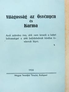 C. W. Leadbeater - Világosság az Ösvényen és Karma [antikvár]