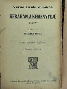 Verne Gyula - Keraban, a keményfejű (rossz állapotú) [antikvár]