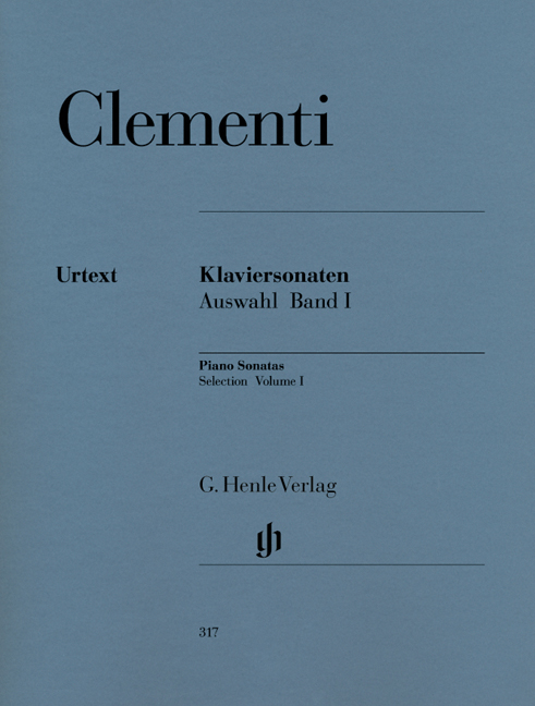 CLEMENTI - KLAVIERSONATEN. AUSWAHL, BAND I