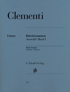 CLEMENTI - KLAVIERSONATEN. AUSWAHL, BAND I