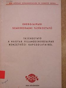 Energiaipari szakirodalmi tájékoztató - különszám [antikvár]