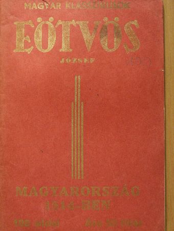 Báró Eötvös József - Magyarország 1514-ben [antikvár]
