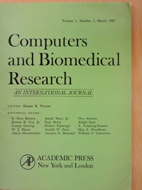 D. W. Matua - Computers and Biomedical Research 1967 [antikvár]