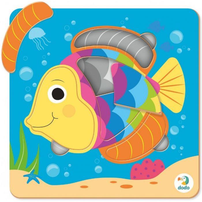 DODO - DODO MINTÁK PUZZLE 5 DB HALOCSKA 18M+