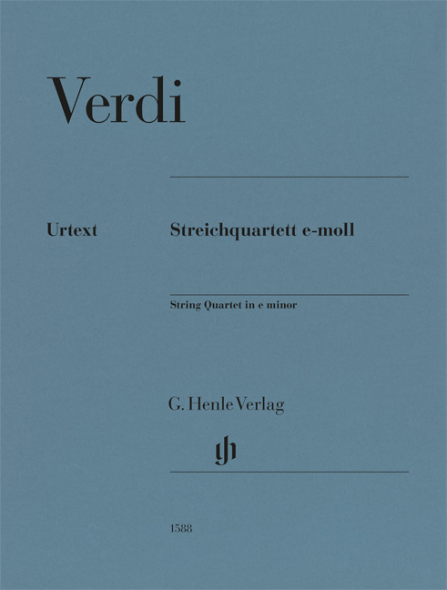 Verdi - STREICHQUARTETT e-MOLL. STIMMEN