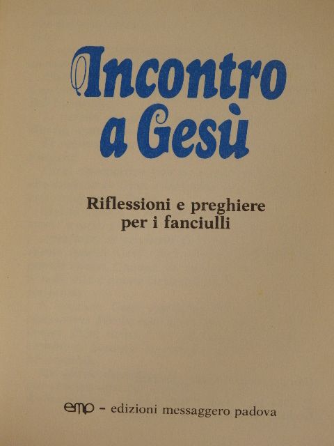 Incontro a Gesú [antikvár]