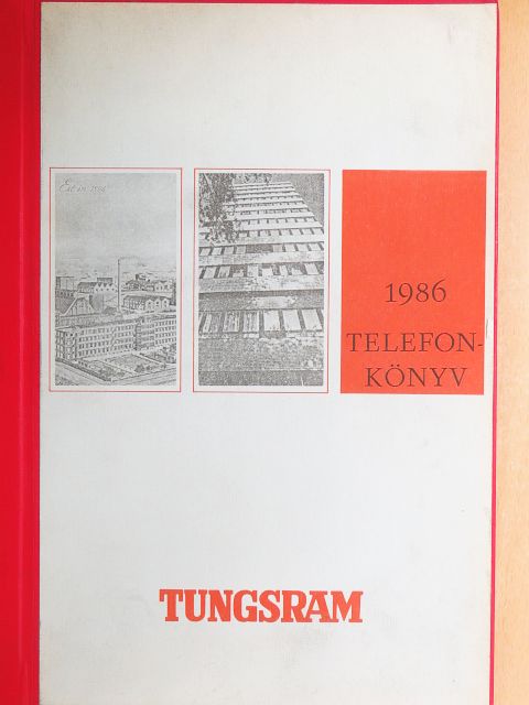 Telefonkönyv 1986 [antikvár]