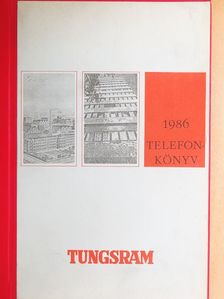 Telefonkönyv 1986 [antikvár]
