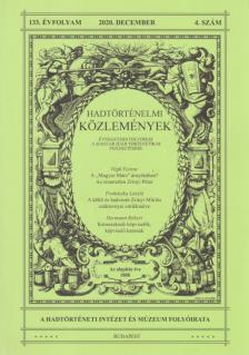 Pászti László - Hadtörténelmi közlemények 2020. december 133 évfolyam 4. szám [antikvár]