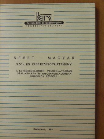 Büttl Mihályné - Német-magyar szó- és kifejezésgyűjtemény [antikvár]