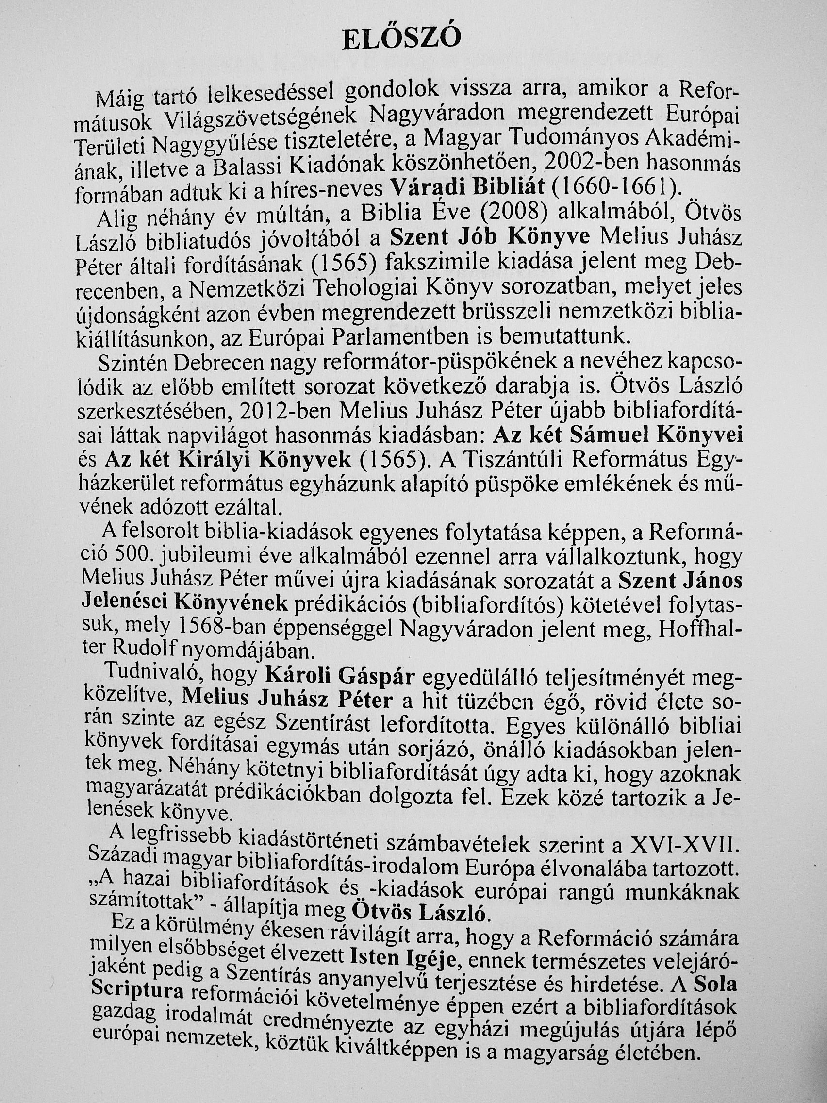 Melius Juhász Péter - Jelenések könyve [antikvár]