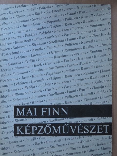 Mai finn képzőművészet [antikvár]