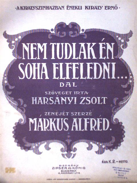 Harsányi Zsolt - Nem tudlak én soha elfeledni... [antikvár]