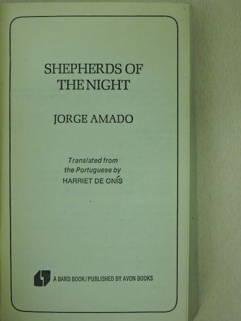 Jorge Amado - Shepherds of the night [antikvár]