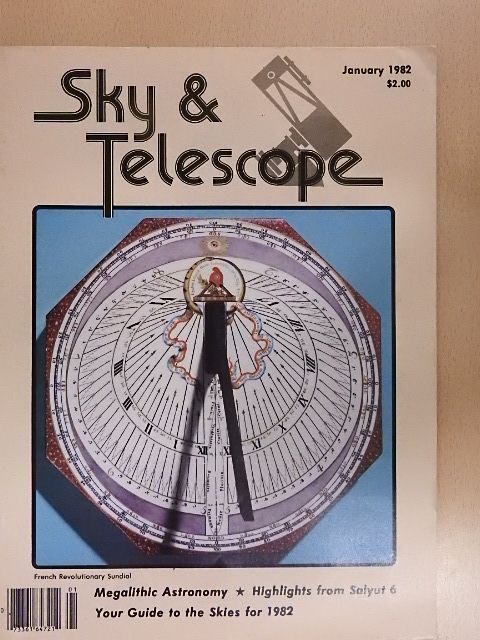 Keith Sugden - Sky & Telescope January 1982 [antikvár]
