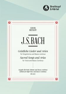 J. S. Bach - GEISTLICHE LIEDER UND ARIEN FÜR HOHE STIMME UND BASSO CONTINUO (L.KREBS)