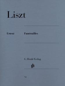 LISZT - FUNÉRAILLES FÜR KLAVIER URTEXT HERAUSGEGEBEN VON ERNST-GÜNTER HEINEMANN