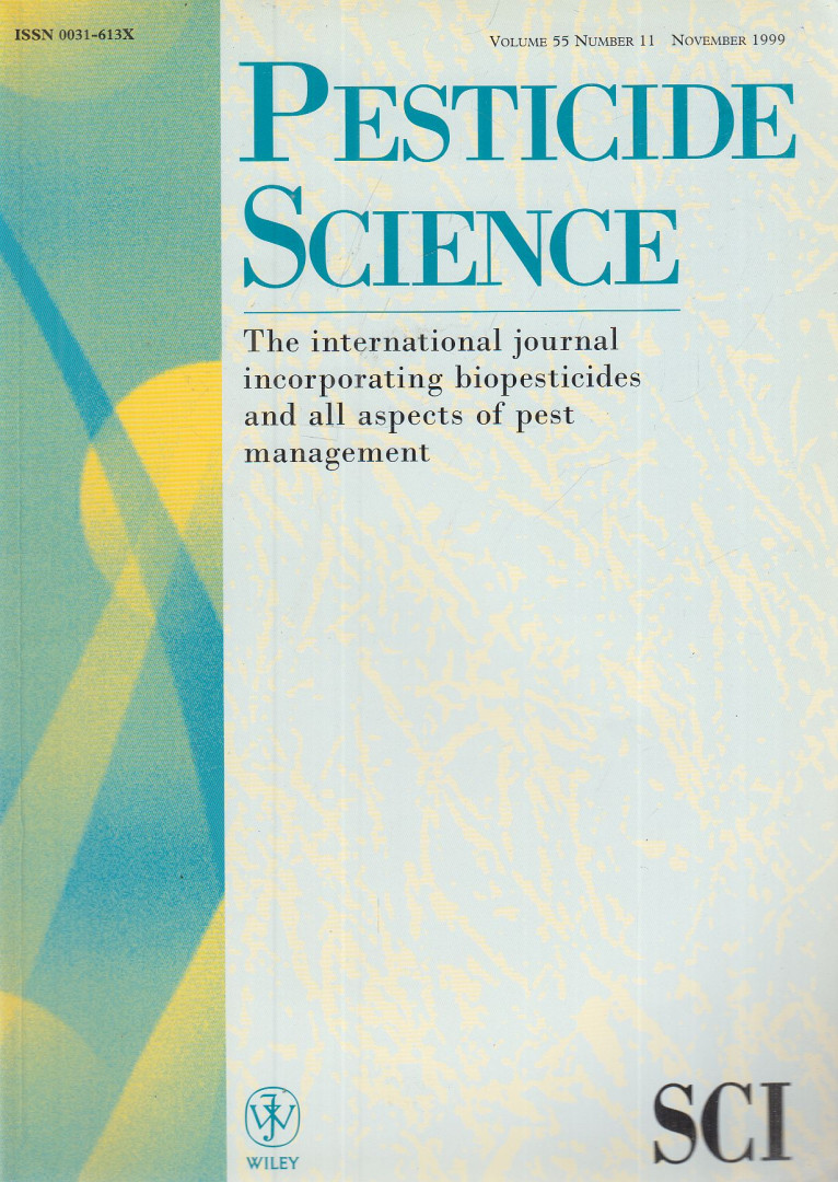G. T. Brooks - Pesticide Science Volume 55, Number 11 November 1999 [antikvár]
